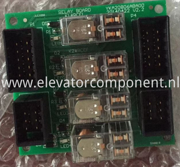 Fujitec Elevator RELAY BOARD YKA20806ABA00